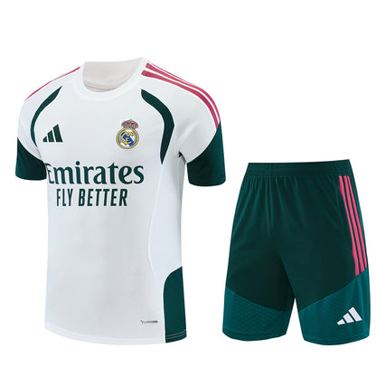 Ensemble-Maillot-Short-Real-Madrid-2026-2027-Blanc-Vert-1