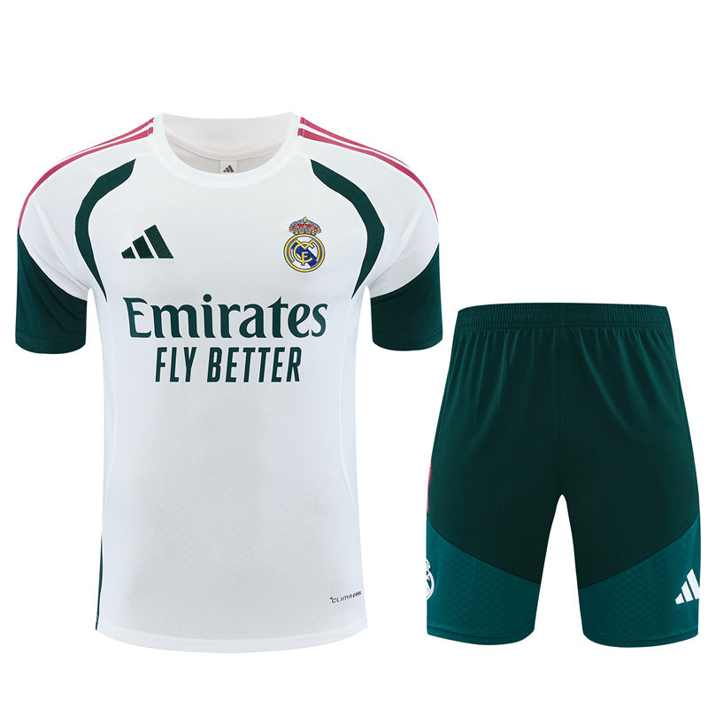 Ensemble-Maillot-Short-Real-Madrid-2026-2027-Blanc-Vert-4