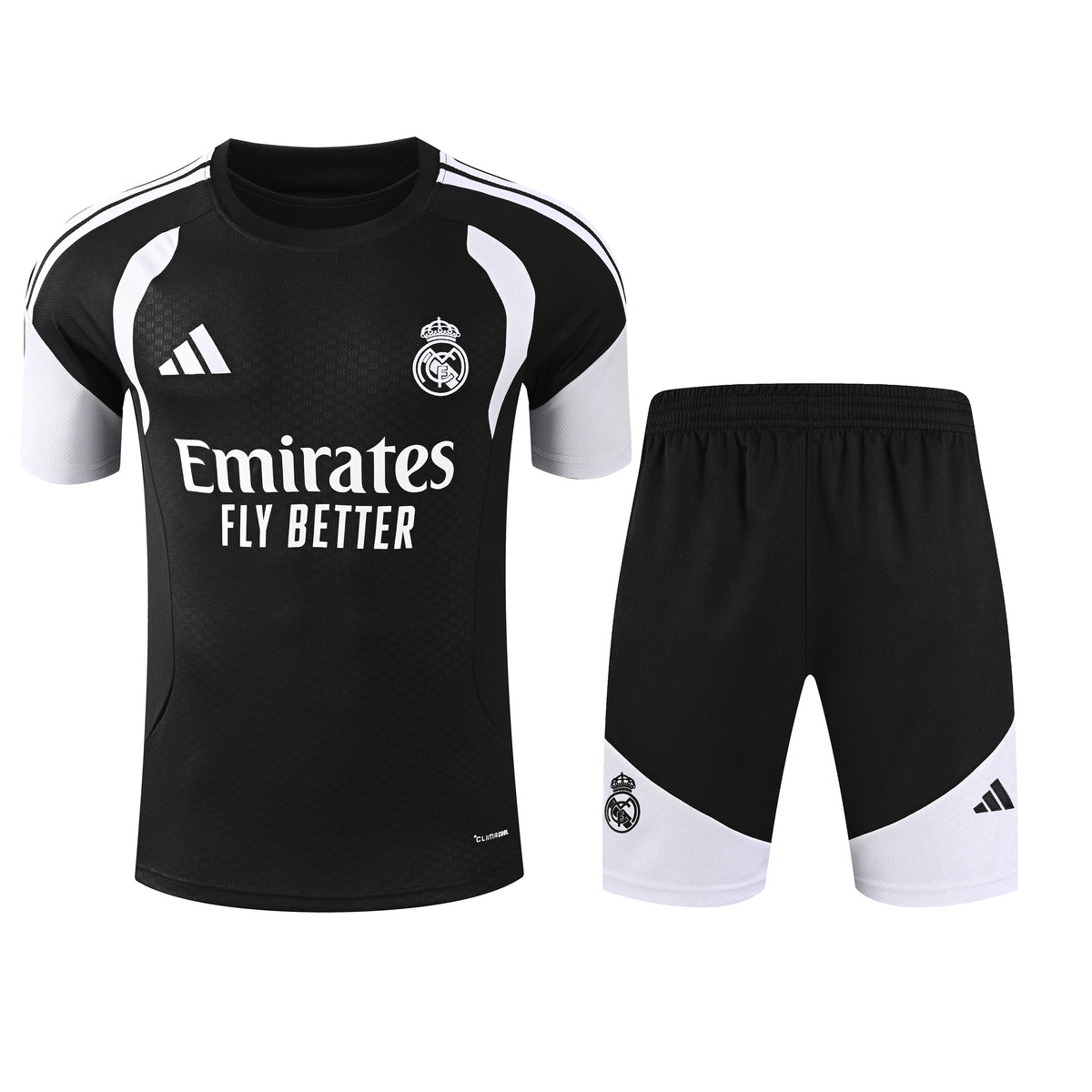 Ensemble-Maillot-Short-Real-Madrid-2026-2027-Noir-Blanc-1