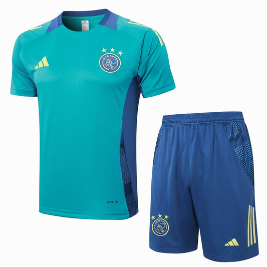 Kit-Maillot-Short-Pre-Match-Ajax-Polo-2024-2025-Vert-Clair