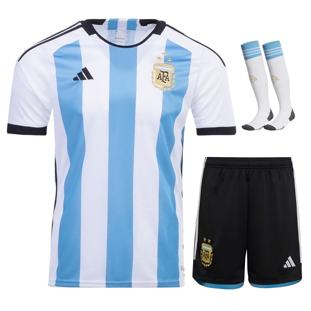 MAILLOT-ARGENTINE-3-ETOILES-ENFANT-DOMICILE-2022-2023