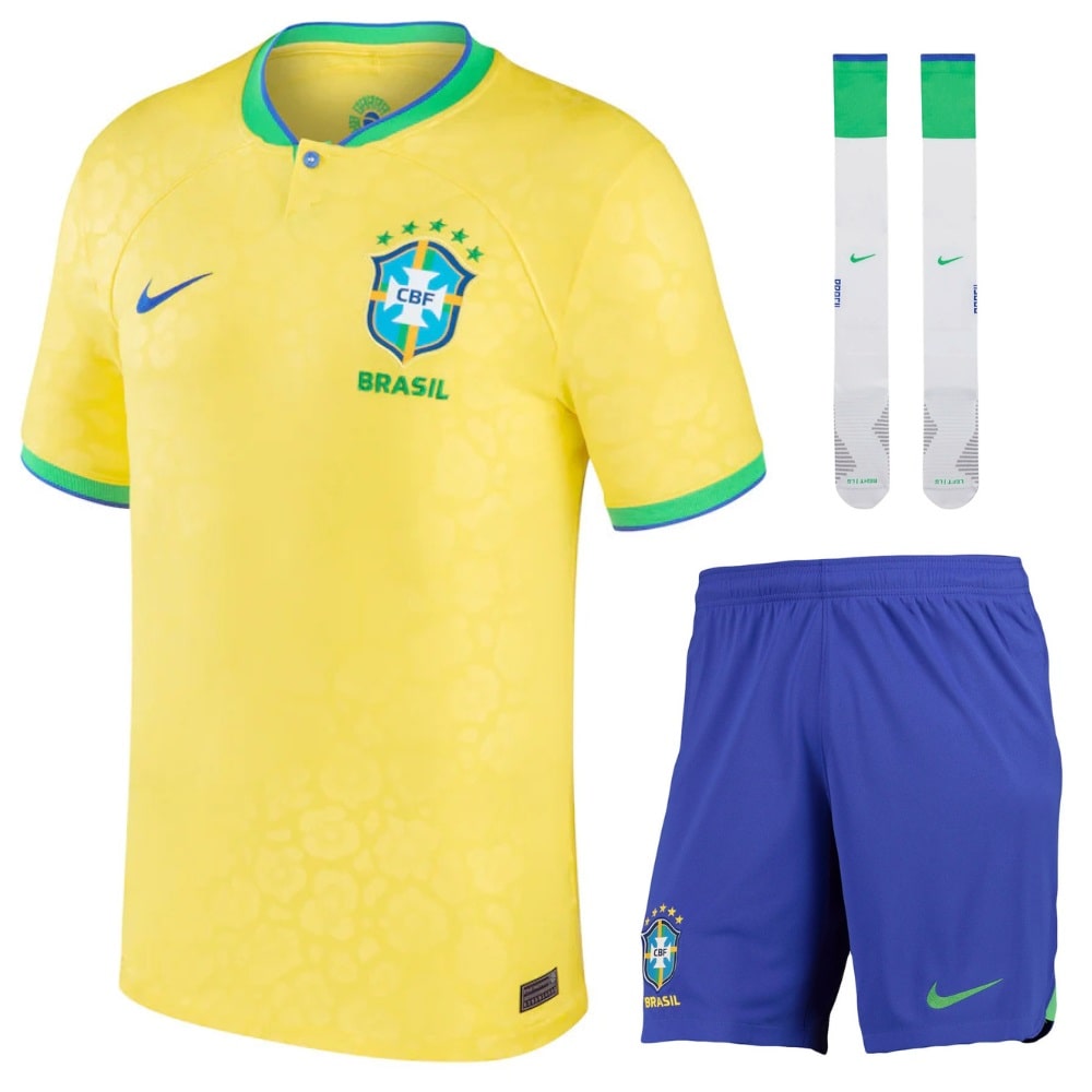 MAILLOT-ENFANT-DOMICILE-BRESIL-2022-2023-1