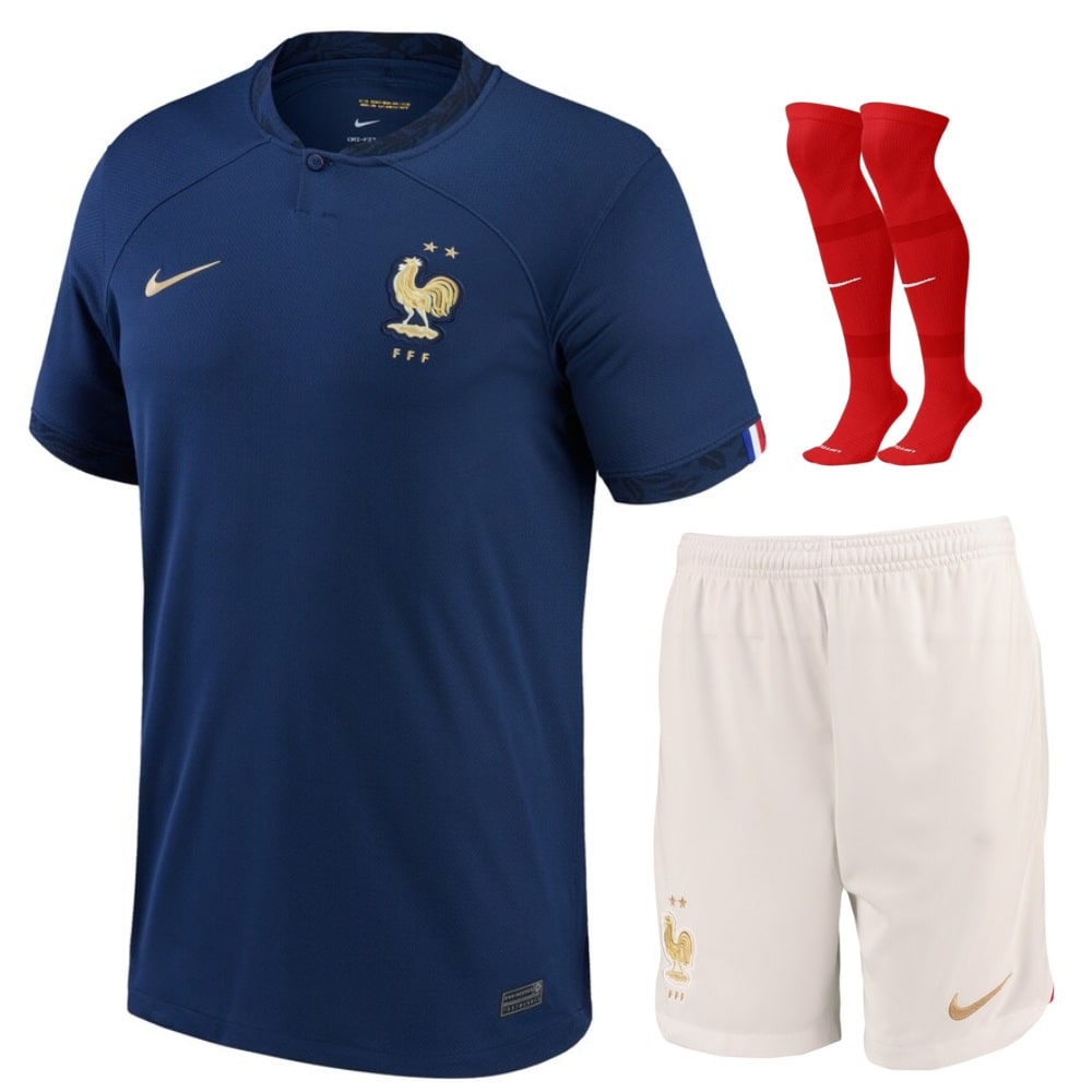 Maillot Equipe de France Enfant 2022/2023 Extérieur