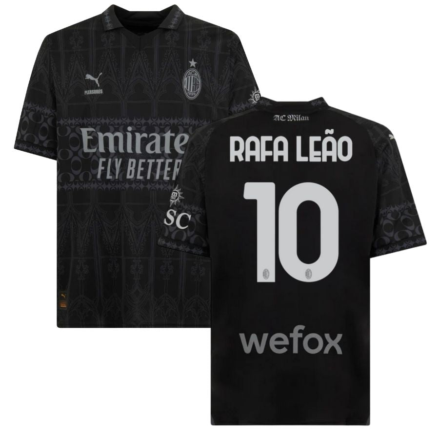 Maillot Milan AC Fourth X Pleasures Homme 2024 Noir