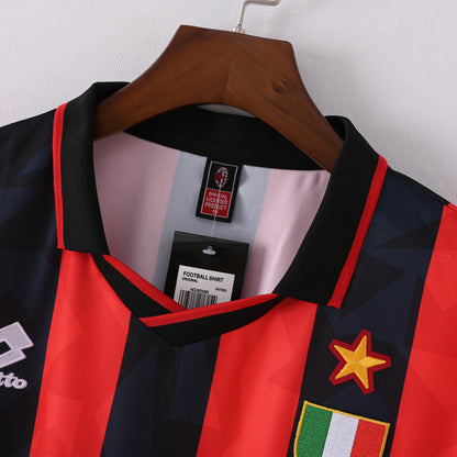 Maillot AC Milan 1993-1994 Domicile Retro Vintage Homme | Foot Sport