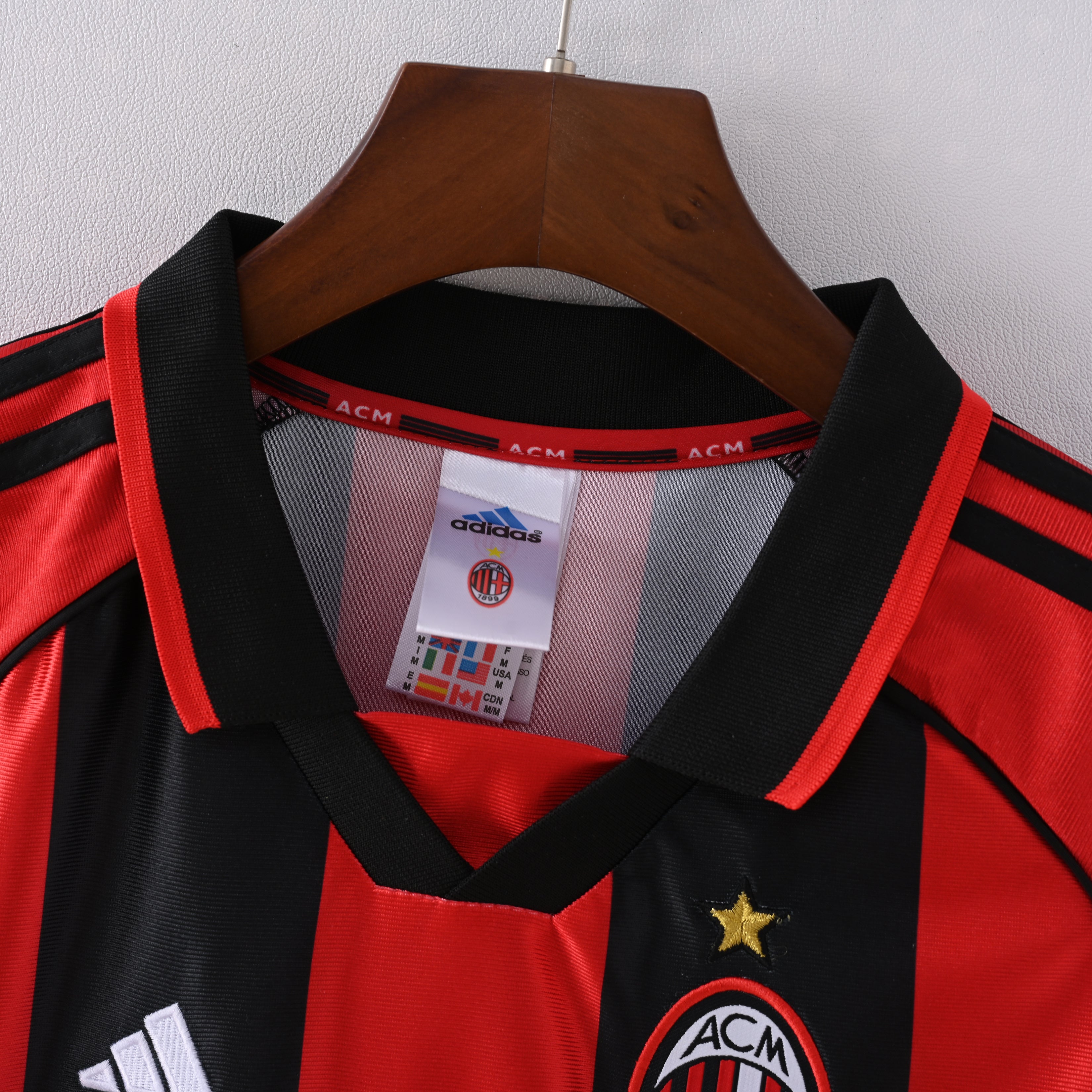 AC Milan Retro Vintage Home Jersey 1998-1999 Men | Foot Sport
