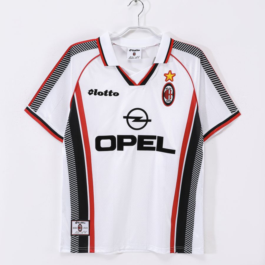 Maillot-AC-Milan-Exterieur-Blanc-1997-1998-Vintage-Retro-1