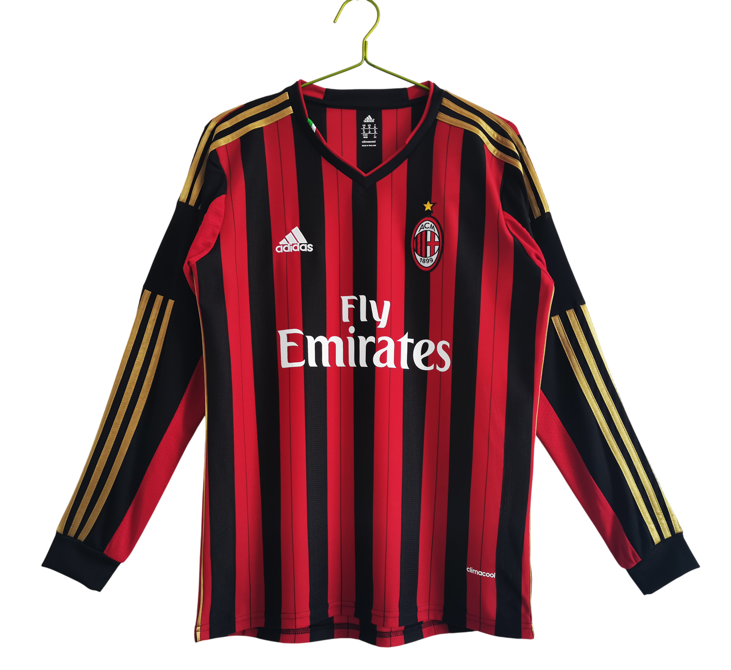 Maillot-AC-Milan-Manches-Longues-Retro-Vintage-2013-2014-Domicile-Homme-1