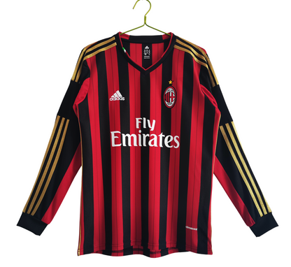 Maillot-AC-Milan-Manches-Longues-Retro-Vintage-2013-2014-Domicile-Homme-1