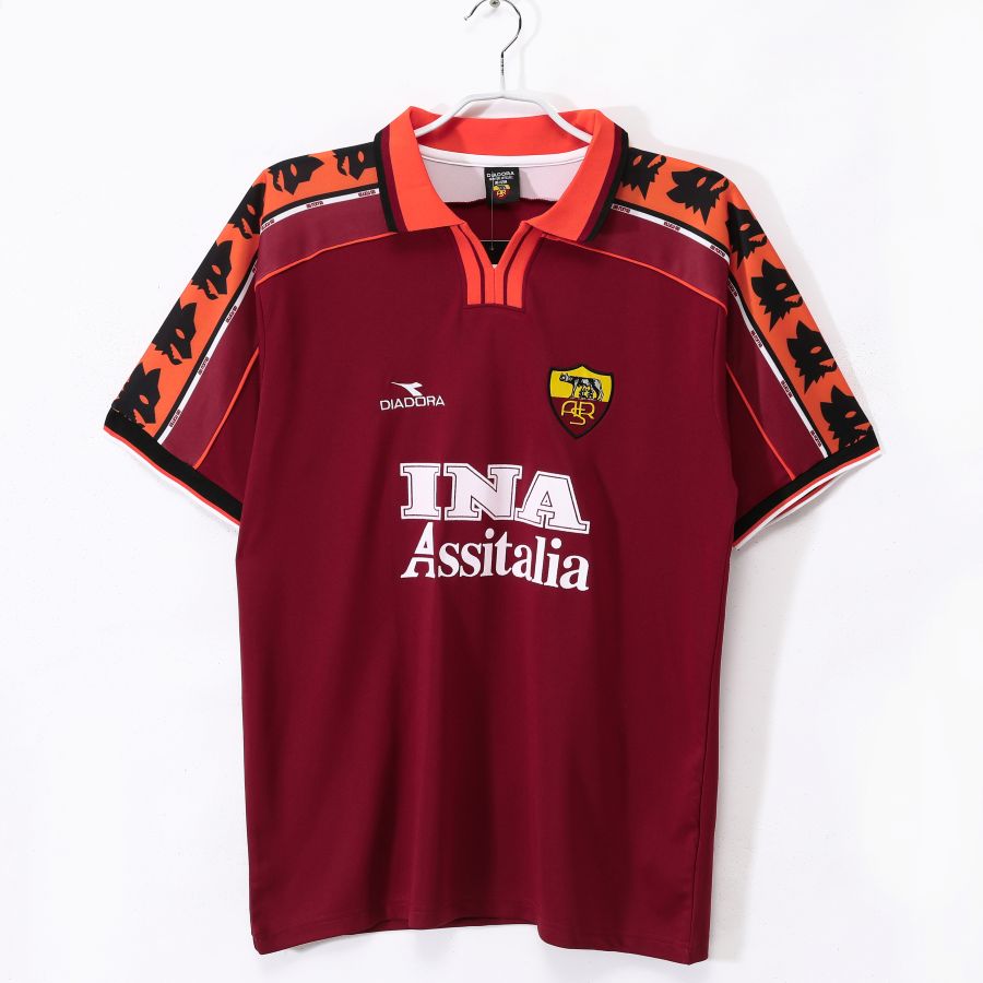 Maillot-AS-Roma-Domicile-1998-1999-Vintage-Retro-1