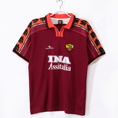 Maillot-AS-Roma-Domicile-1998-1999-Vintage-Retro-1