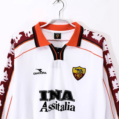 Maillot-AS-Roma-Manches-Longues-Retro-Vintage-1998-1999-Exterieur-Homme-3