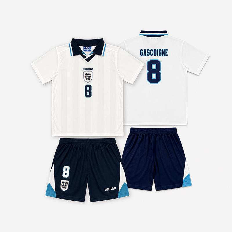 Maillot-Angleterre-Kit-Enfant-Gascoigne-Domicile-1996-1