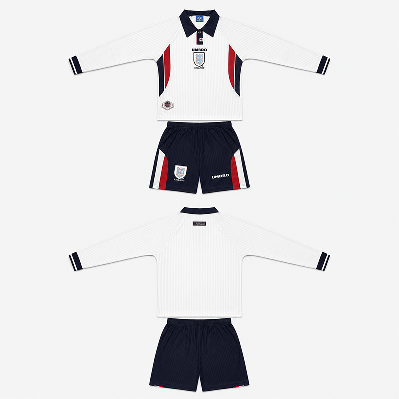 Maillot-Angleterre-Kit-Enfant-Manches-Longues-Domicile-1998-4
