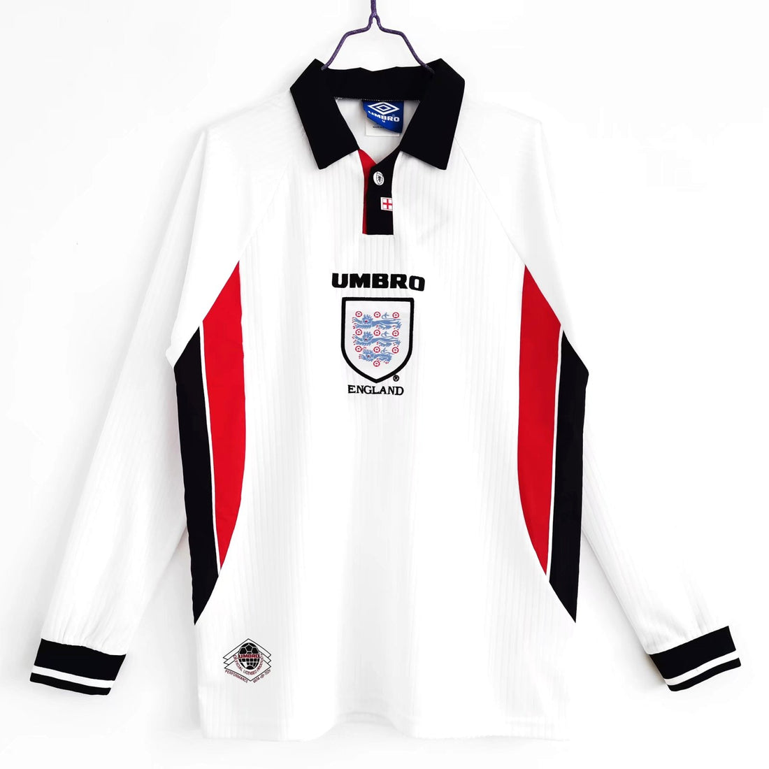 Maillot-Angleterre-Manches-Longues-Retro-Vintage-1998-Domicile-Homme-1