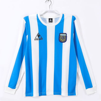 Maillot-Argentina-Manches-Longues-Domicile-1986-Retro-Vintage-Homme-1