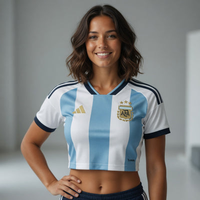 Maillot-Argentine-Crop-Trop-Femme-Domicile-2025-2026-Coupe-du-Monde