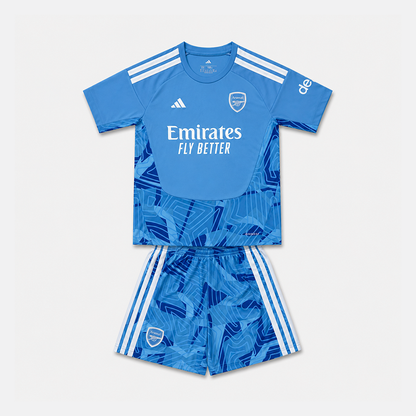 Maillot-Arsenal-Gardien-Bleu-Kit-Enfant-2026-2027-1