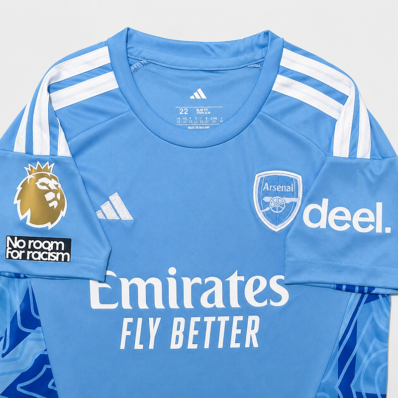 Maillot-Arsenal-Gardien-Bleu-Kit-Enfant-2026-2027-4
