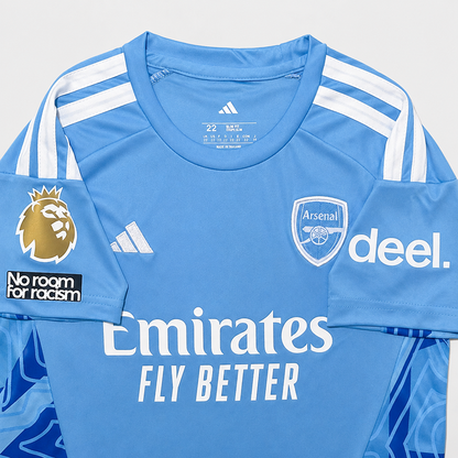 Maillot-Arsenal-Gardien-Bleu-Kit-Enfant-2026-2027-4