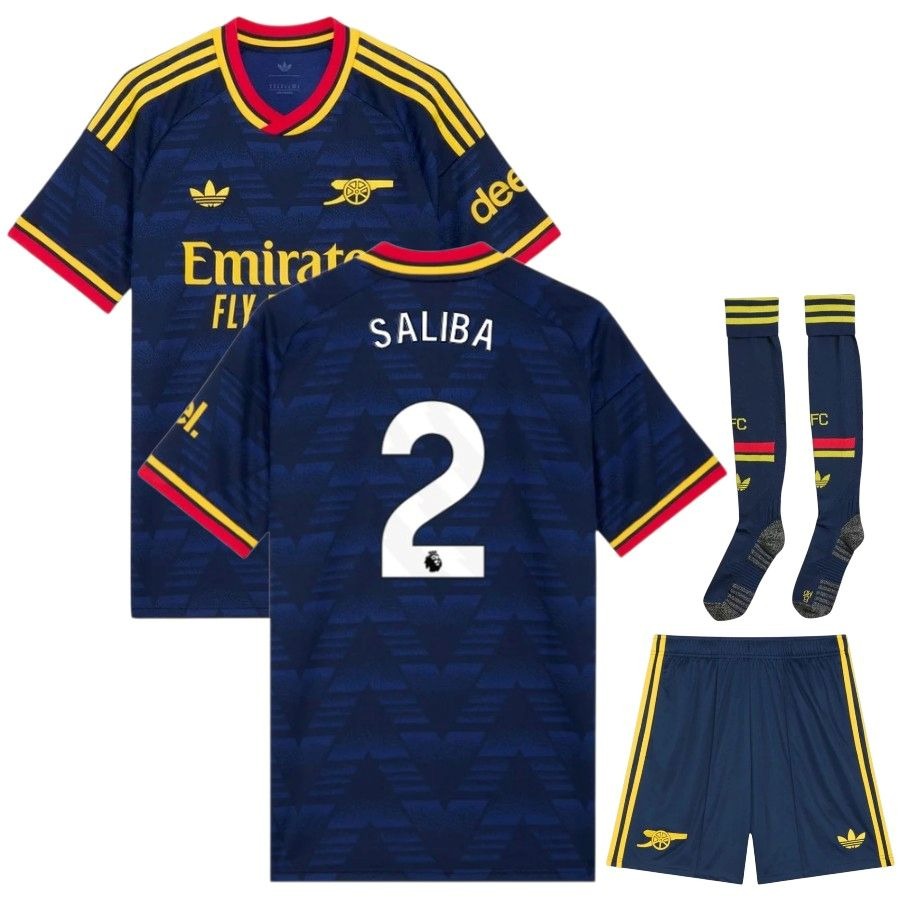 Maillot-Arsenal-Kit-Enfant-Exterieur-2026-2027-Saliba-1