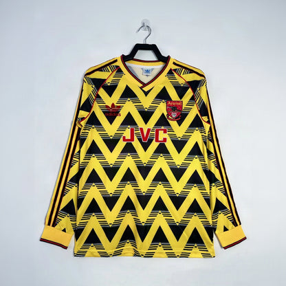 Maillot-Arsenal-Retro-Vintage-Manches-Longues-1991-1993-Exterieur-Homme-1