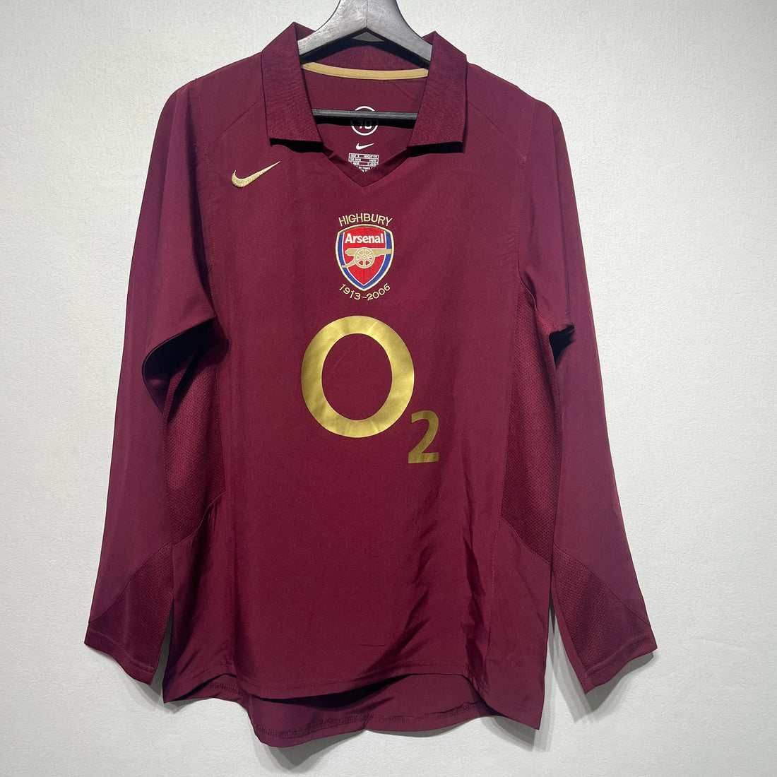 Maillot-Arsenal-Retro-Vintage-Manches-Longues-2005-2006-Domicile-Homme-1