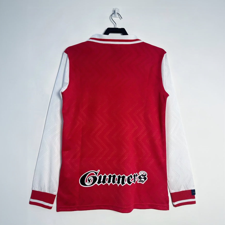 Maillot-Arsenal-Retroo-Vintage-Manches-Longues-1996-1997-Domicile-Homme-2