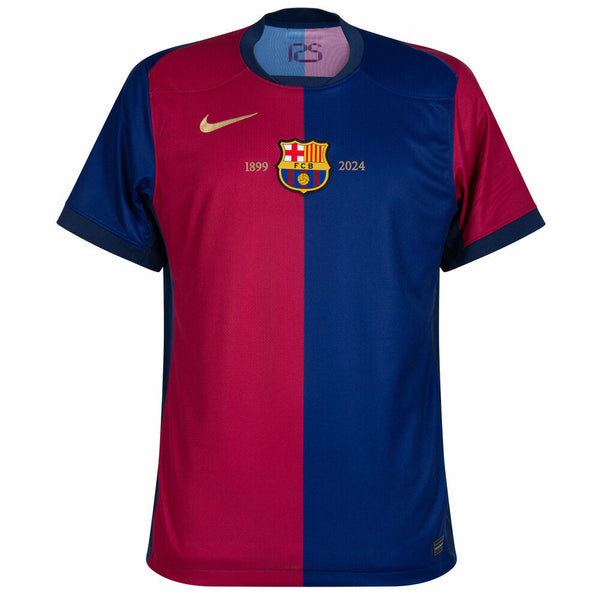超希少!!FC Barcelona125周年記念シャツ Sサイズ【国内XL程度】 FC Barcelona 125th Anniversary Home Jersey Men 2024 | Foot Sport