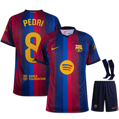 Maillot-Barca-Kit-Enfant-Domicile-2026-2027-Pedri-1