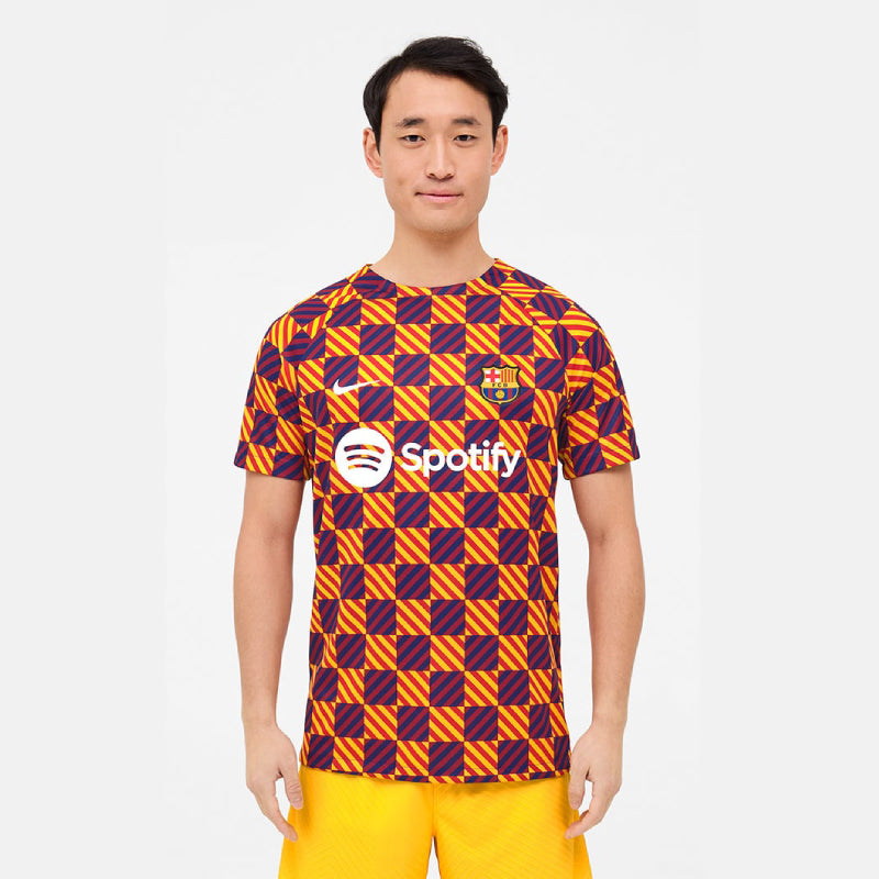 Maillot-Barca-Pre-Match-Jaune-2023-2024-1