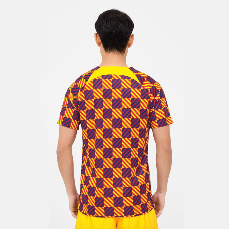 Maillot-Barca-Pre-Match-Jaune-2023-2024-2