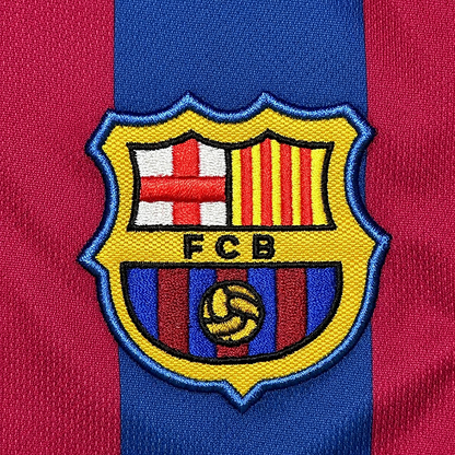 Maillot-Barcelone-Domicile-Kit-Enfant-Ronaldinho-2005-2006-3