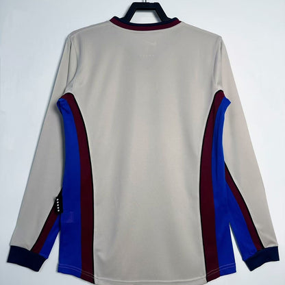 Maillot-Barcelone-Manches-Longues-1998-1999-Exterieur-Vintage-Homme-2
