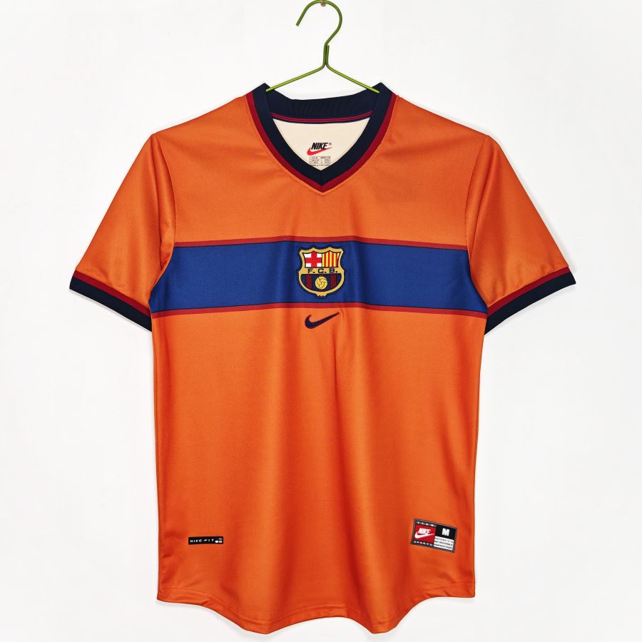 Maillot-Barcelone-Third-Orange-1998-1999-Vintage-Retro-1