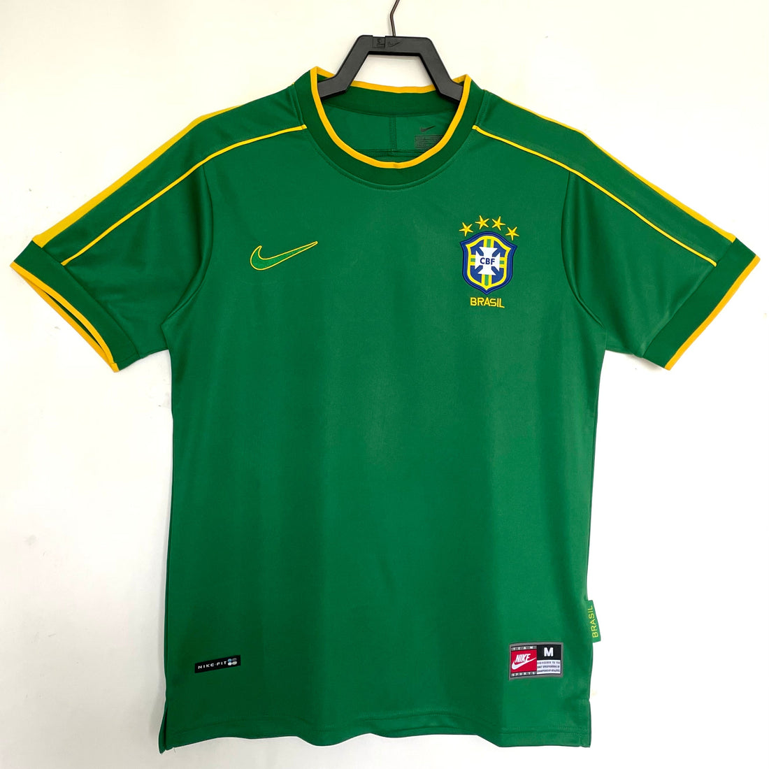 Maillot-Bresil-1998-Gardien-Vert-Vintage-Retro-1