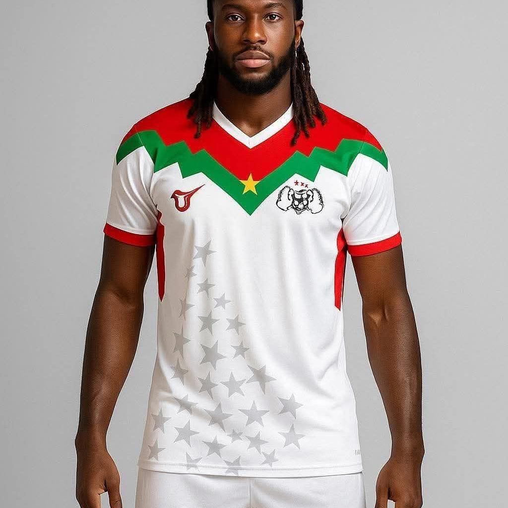 Maillot Burkina Faso Exterieur Blanc Homme 2025 2026