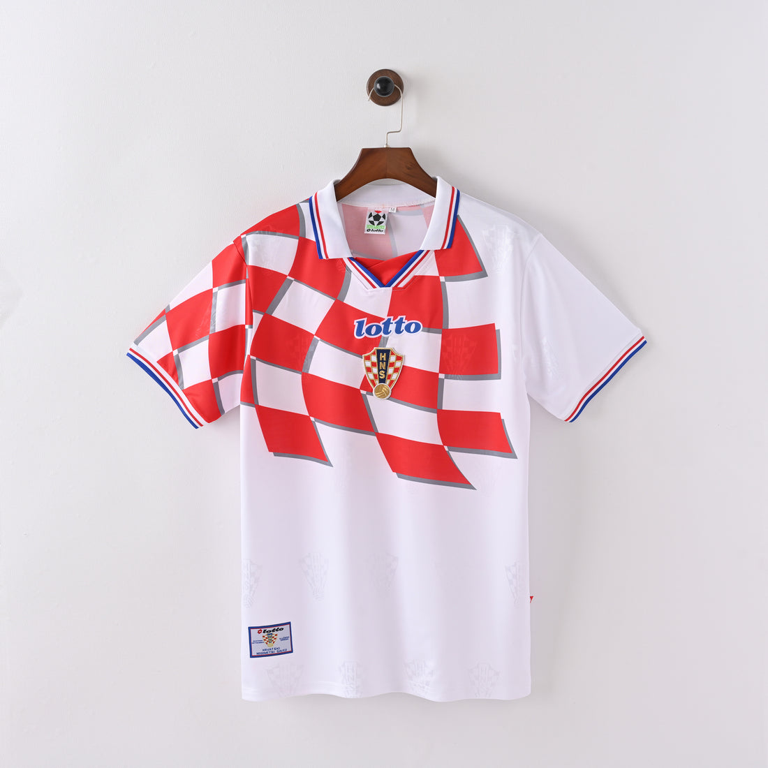 Maillot Croatie Retro Vintage 1998 Domicile Homme | Foot Sport