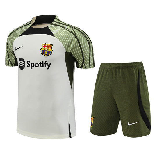 Maillot-Entrainement-Barcelone-Blanc-Homme-2023-2024