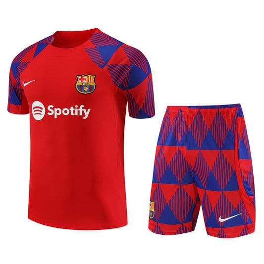 Maillot-Entrainement-Barcelone-Rouge-Homme-2023-2024