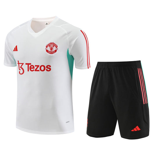 Maillot-Entrainement-Manchester-United-Blanc-Homme-2023-2024