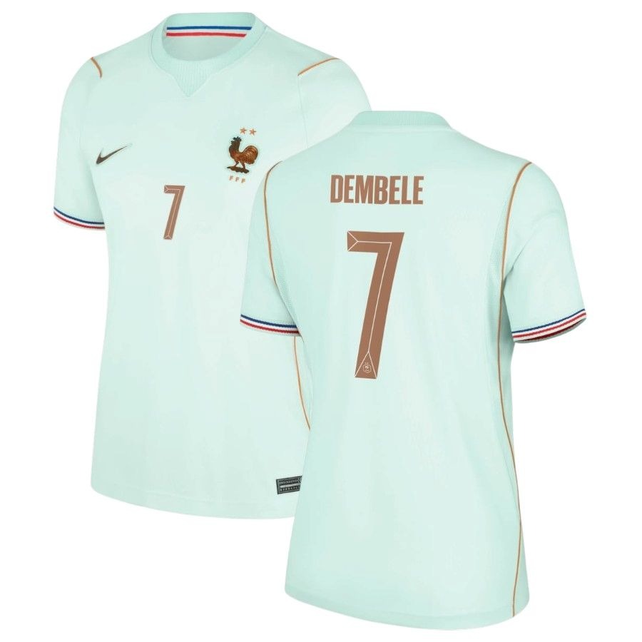 Maillot-Equipe-de-France-Femme-Vert-Coupe-du-Monde-2026-Dembele-1