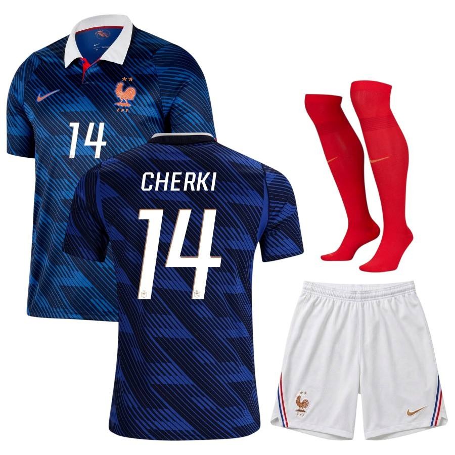 Maillot-Equipe-de-France-Kit-Enfant-Domicile-Coupe-du-Monde-2026-Cherki