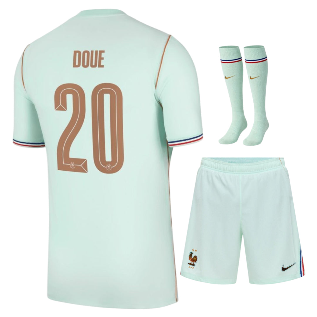 Maillot-Equipe-de-France-Kit-Enfant-Vert-Coupe-du-Monde-2026-Doue-2