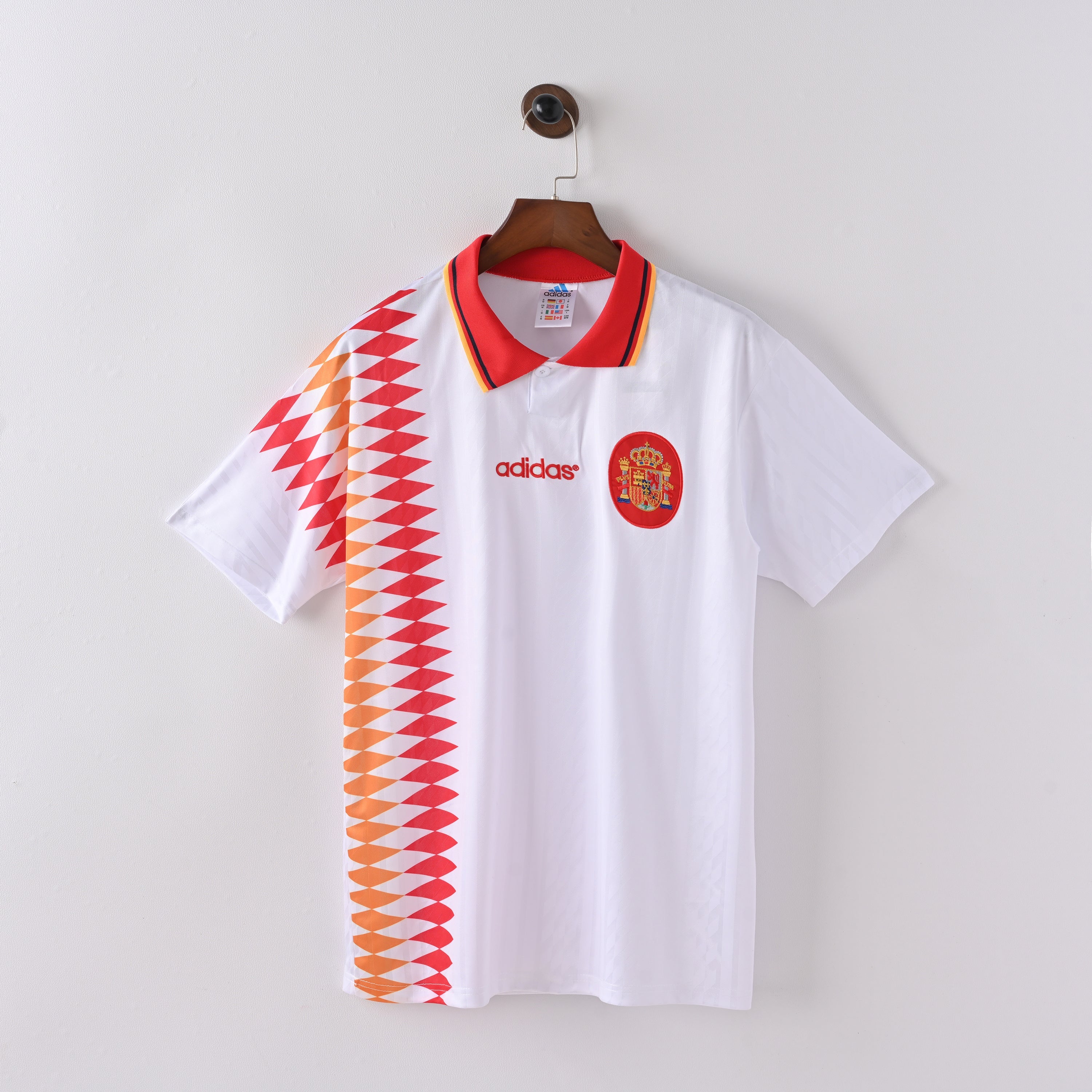 Men's Spain 1994 Away Retro Vintage Jersey – Foot Sport – Maillots