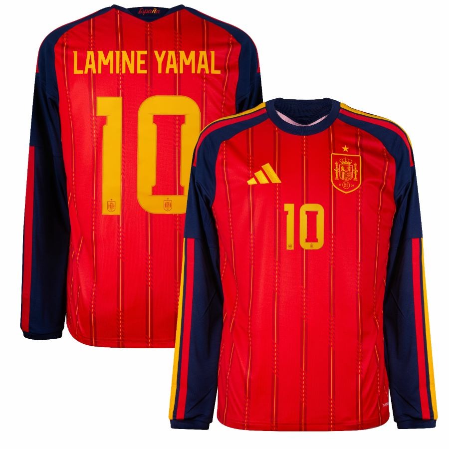 Maillot-Espagne-Domicile-2026-2027-Lamine-Yamal-20-Manches-Longues-1