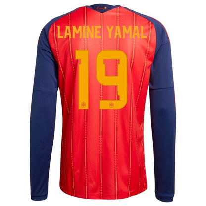 Maillot-Espagne-Domicile-2026-2027-Lamine-Yamal-Manches-Longues-2