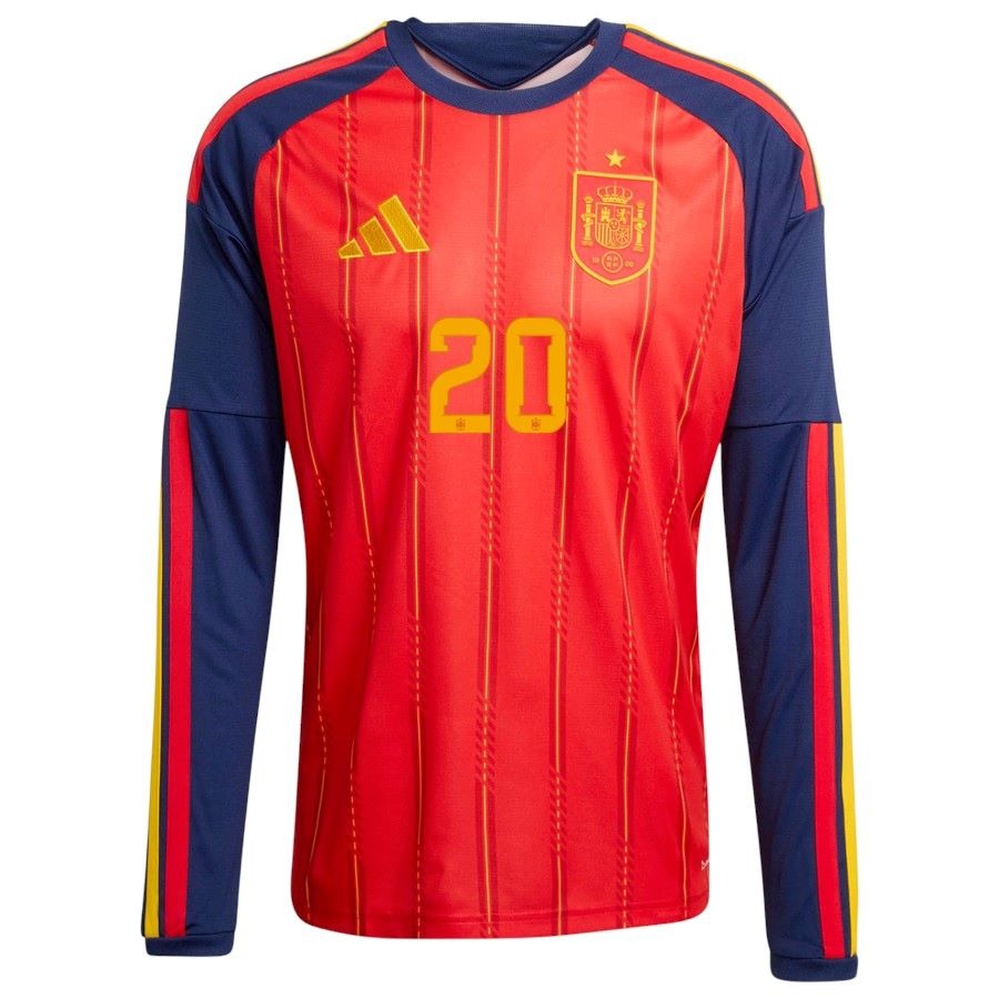 Maillot-Espagne-Domicile-2026-2027-Pedri-Manches-Longues-3