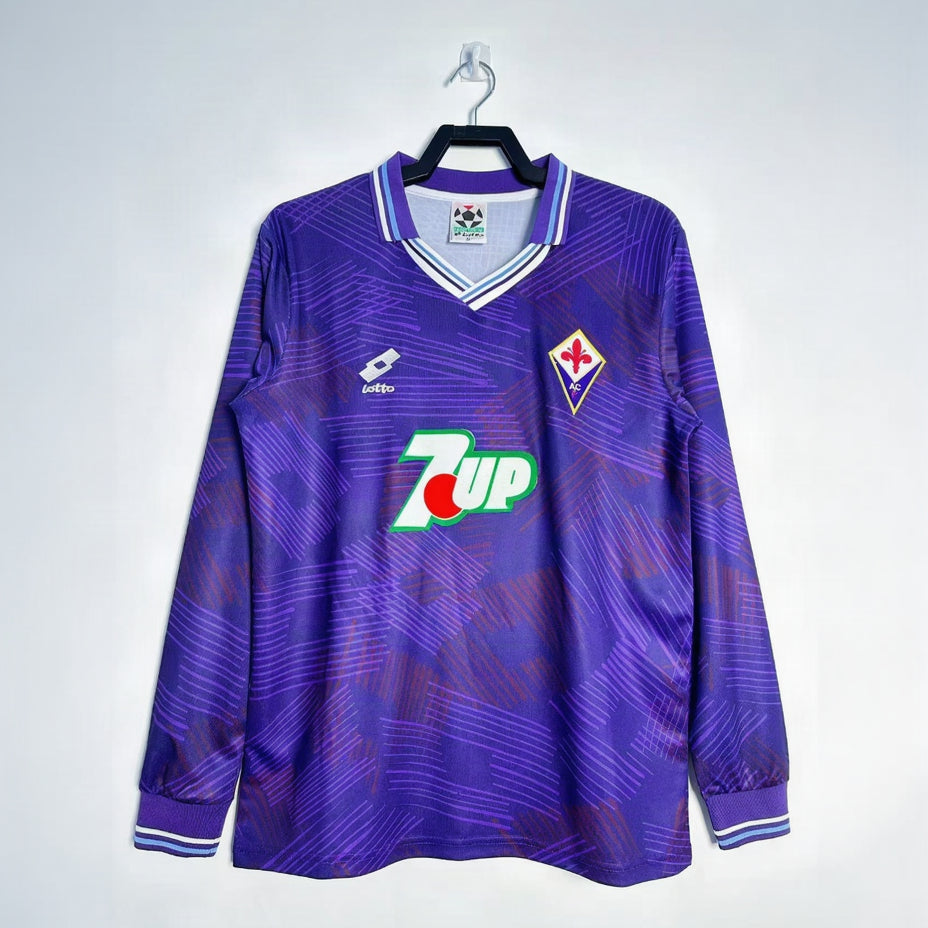 Maillot-Fiorentina-Retro-Vintage-Manches-Longues-1992-1993-Domicile-Homme-1