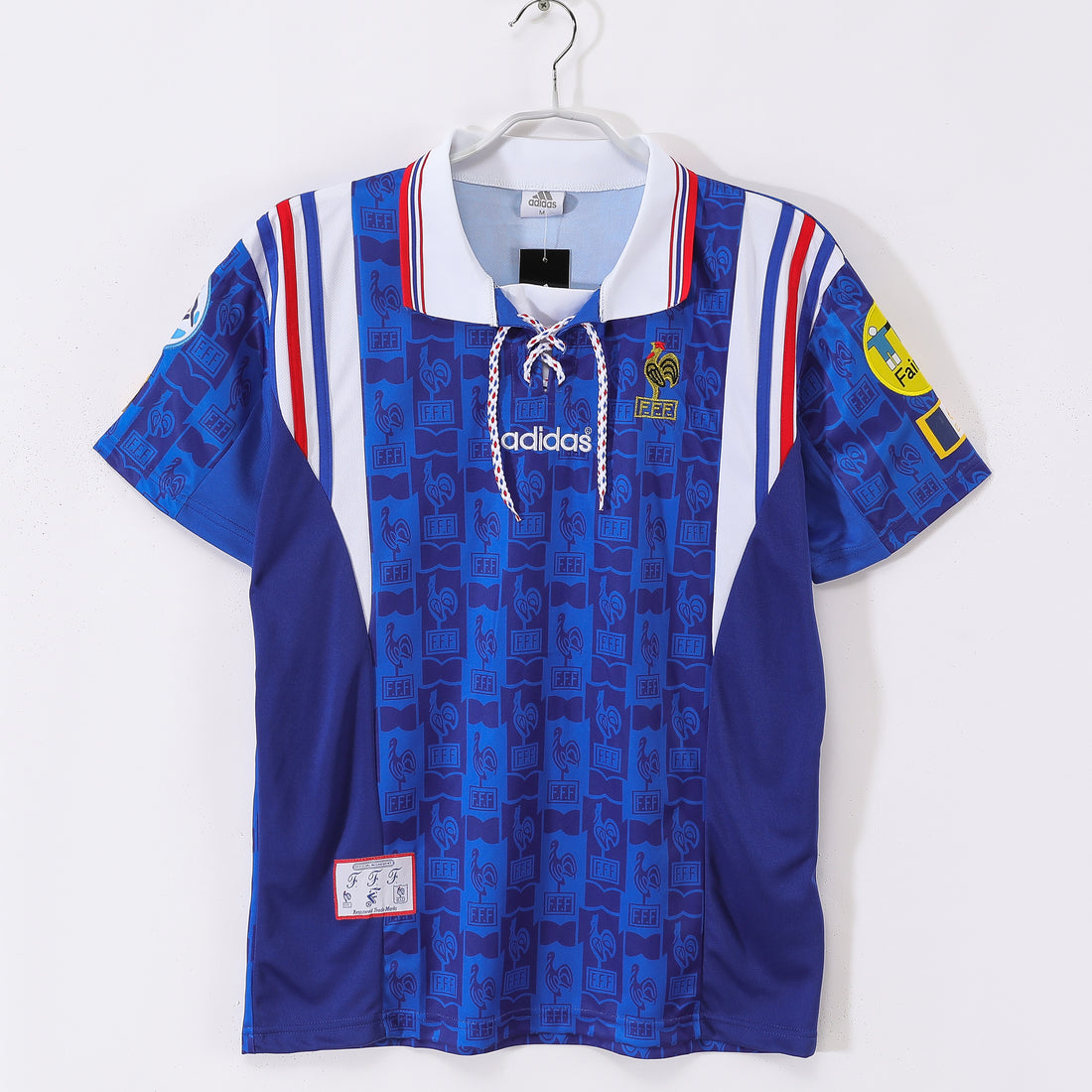 Maillot-France-1996-Domicile-Vintage-Retro-1